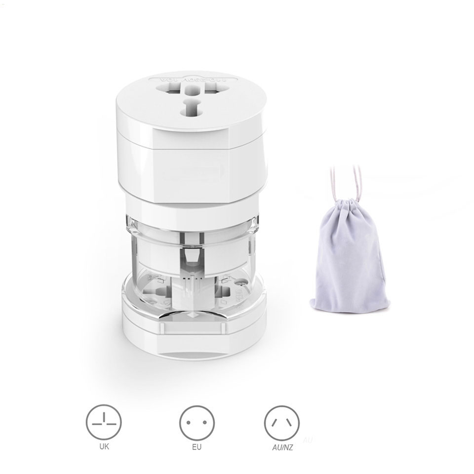 Find US/ UK/ EU/ AU All in One Universal Plug Adapter Socket Converter Power Outlet for Home and Travel for Sale on Gipsybee.com with cryptocurrencies