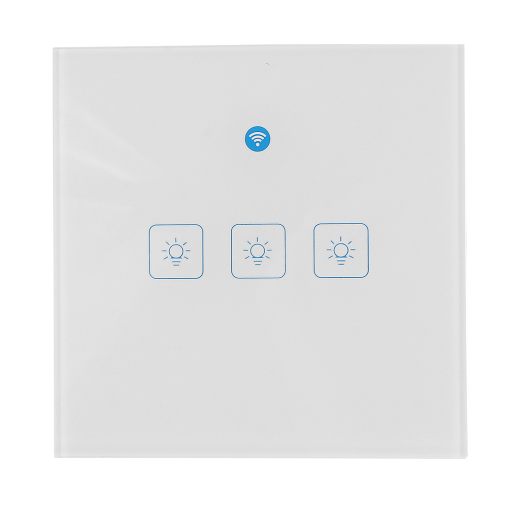 Find EWelink AC90 250V 2A/400W EU Standard 1/2/3 Gang WIFI Touch Wall Switch for Sale on Gipsybee.com with cryptocurrencies