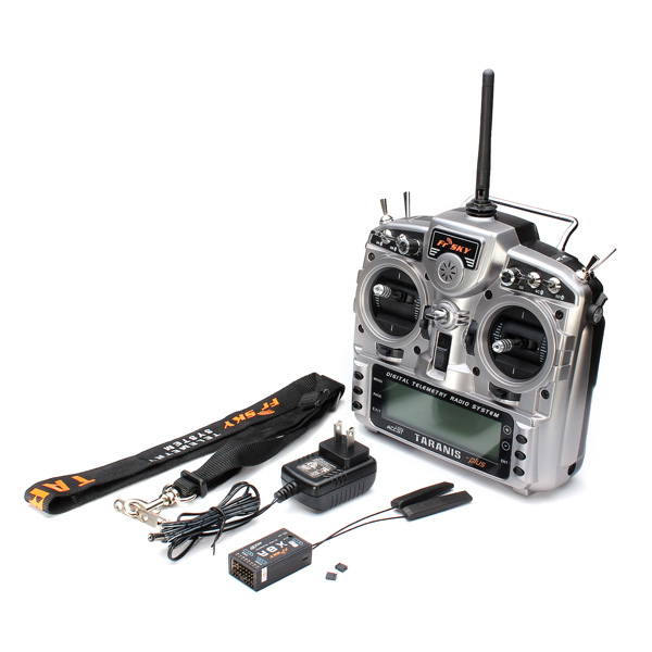 Trasmettitore Radio FrSky Taranis X9D Plus 2.4G ACCST con Ricevitore X8R per RC Drone FPV Racing 2