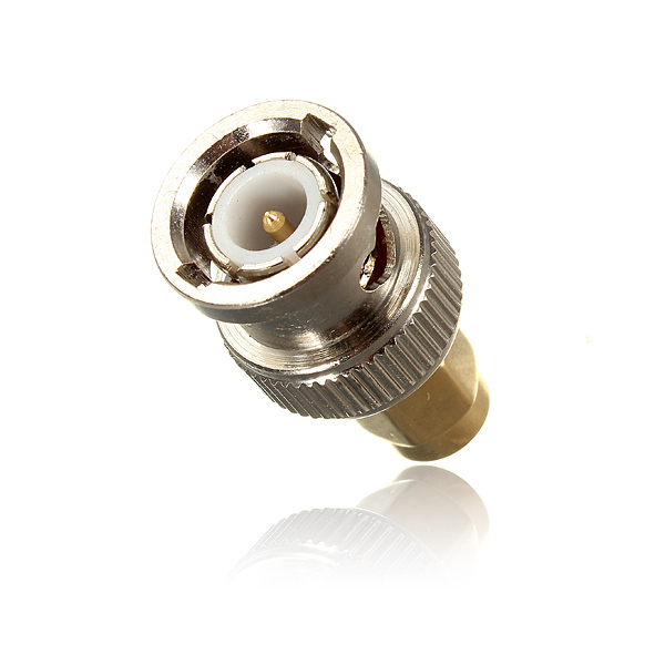 Find Alloy Steel BNC Male Plug To SMA Male Plug RF Adapter Connector for Sale on Gipsybee.com with cryptocurrencies
