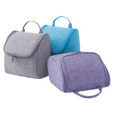 IPRee® 大容量トラベル収納バッグ、カチオンオックスフォードクロス洗濯バッグ、屋外ハンギングコスメ防水バッグ