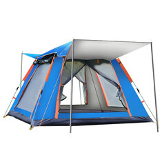 6-7 ember számára Teljesen automatikus sátor Kültéri kempingezés Családi piknik utazás Esőálló szélálló sátor