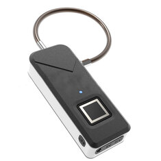 IPRee® Verrou intelligent antivol USB à empreinte digitale IP65 étanche pour valises de voyage et bagages de sécurité