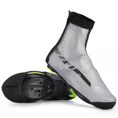 Capas para sapatos esportivos à prova d'água ROCKBROS capa reflexiva de tecido à prova de vento para ciclismo de bicicleta