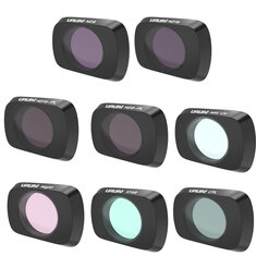 URUAV Camera Lens Filter Combo Set UV/CPL/ND4/ND8/ND16/ND32/STAR/NDPL/Night for DJI Mavic Air 2 RC Drone