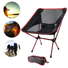 IPRee® Ultralight Folding Chair Superhard Outdoor Camping Chair Portable Beach Hiking Picnic Seat Fishing Tools Max Load 150kg