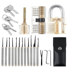 5/19/25PCS Set di attrezzi per sbloccare lucchetti per la pratica di estrazione chiave della serratura del lucchetto kit