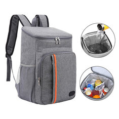 Sac de pique-nique isolé 18L Conteneur de nourriture thermique refroidisseur sac à dos sac à lunch camping en plein air voyage