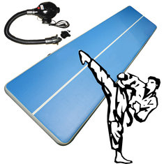 157x79x8 pouces Airtrack Gymnastique Mat Gonflable GYM Air Tapis Tapis de Gym Tumbling Cheerleading Pad