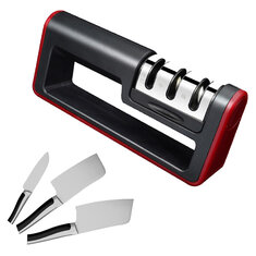 AOTU AT7503 piedra de afilar de 3 etapas para el hogar cámping afilador de cuchillos de cocina afilador especial de cuchilla ultrafina de molienda fina