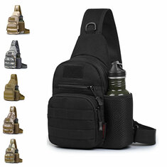 Oxford-Umhängetasche, wasserdichte EDC-Umhängetasche, militärische, taktische Multi-Pocket-Reißverschluss-Brusttasche für Outdoor-Trekking-Brusttasche