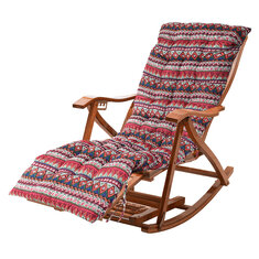 Almofada para espreguiçadeira de jardim ao ar livre de 155x48x8 cm, mais grossa e confortável para substituir o assento da cadeira.