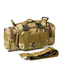 600D Oxford tecido cintura Bolsa bolsa tática à prova d'água ombro Bolsa bolsa ao ar livre camping caça