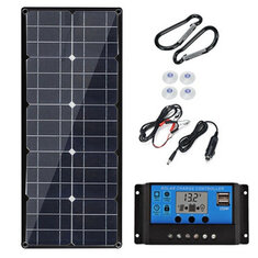 30W Monokristal Solar Panel Kontrolörlü Katlanabilir Şarj Edilebilir Portatif Solar Panel Outdoor Kampçılık Dağcılık için