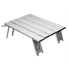 Prenosná vonkajšia skladacia stolička na stoličku Camping z hliníkovej zliatiny na piknikový stôl Vodotesný ultraľahký odolný stôl 40x29x12cm