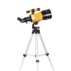 15X-150X 70mm の大口径天体屈折望遠鏡、三脚、アイピースダストカバー、テレコンバーター、ファインダースコープ付き、星空観察と鳥見に最適