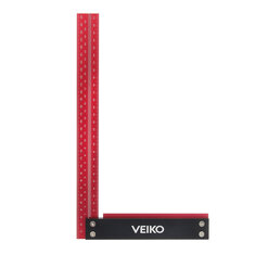 مسطرة VEIKO Signature Precision Square 300mm التي تضمن تسجيل السرعة T في القياس والوسم للنجارة والشغل اليدوي من سبائك الألومنيوم الاحترافية للنجارة