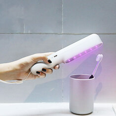 IPRee Esterilizador ultravioleta Taxa de esterilização de 99% Tipo-c Lâmpada LED portátil para casa, camping, mini-varinha de desinfecção portátil Luz de acampamento