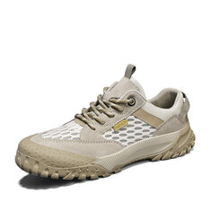 Sepatu Pria Sepatu bot kulit PU untuk pria Sepatu ringan dan nyaman untuk mendaki berburu Sepatu outdoor musim panas Sepatu hiking