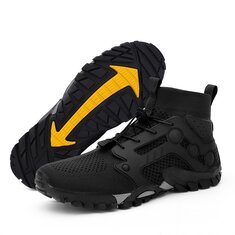 حذاء المشي TENGOO شبكة سريعة الجفاف مقاس عال علوي الرحلات التخييم الأحذية السفر في الهواء الطلق الصيد