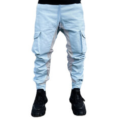 Casual Men's Pants Thin Section Stitching Pants Loose Comfortable Breathable Harlem Pants