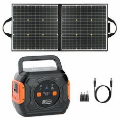 [EU/US Direct] FlashFish A301 320W 80000mAh Portable Power Station Set With 100W Solar Panel For Outdoor Emergency Power Supply