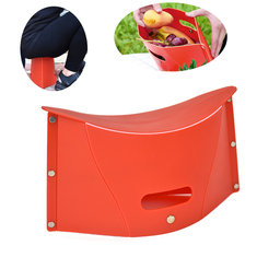 IPRee® ABS Přenosný skládací stolička s úložnou taškou Ultralehké vybavení pro turistiku a rybaření