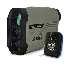 ARTBULL ARTBULL Telêmetro a laser para golfe 1000M Telescópio com bloqueio de bandeira Medidor de distância de inclinação para monocular de caça