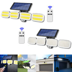 200mAh Güneş Duvar Lambası Akıllı İnsan Sensörü Işık Süper Parlak Su Geçirmez Açık Bahçe Kamp Patio Aydınlatma.