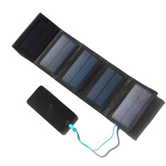7.5W Solar Plegable Bolsa 5V 1.5A Max USB al aire libre Teléfono celular Portátil Solar Cargador Placa de carga