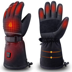 Pánské vyhřívané rukavice Motocyklový dotykový displej Vodotěsné rukavice napájené baterií Zimní zahřátí Motocyklové vyhřívané rukavice Guantes