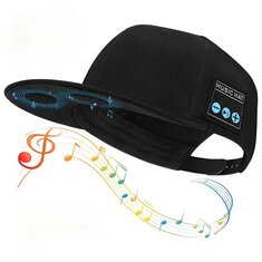 Chapéu com alto-falante Bluetooth Boné unissex ajustável de alta qualidade com alto-falantes sem fio e viva-voz para esportes ao ar livre
