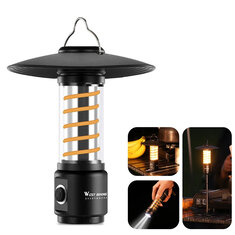 Lampe de camping portable WEST BIKING 3 en 1 Lampe de poche LED multifonctionnelle extérieure Charge USB Lampe suspendue pour tente d'urgence