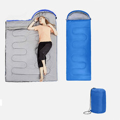 IPRee® Camping Einzelschlafsack 170T Polyester Verdickt Wasserdicht Leicht Outdoor Camping Reiseschlafsack für Erwachsene
