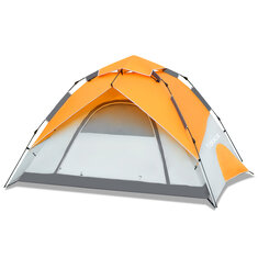 Lều cắm trại Tooca cho 4 người, lắp đặt tức thì, lều cúp tự động, chống nước, chống gió, nơi trú ẩn cho cắm trại ngoài trời, bảo vệ chống nắng.