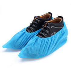 SGODDE 100PCS / Lot Einweg-Überschuhe Schuhpflegesets Kunststoff Regen Regen Wasserdichte Schuhüberzüge Stiefelüberzüge Für 34-46 Yard