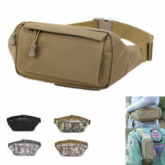 Bolsa de pecho para exteriores para hombres con estampado de camuflaje, bolsa de cinturón táctica para viajes, pequeña bolsa impermeable para el trasero.