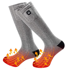 Térmica calcetines Control remoto Calefacción eléctrica calcetines Recargable Batería Térmica de invierno calcetines Hombre Mujer al aire libre Deportes Senderismo
