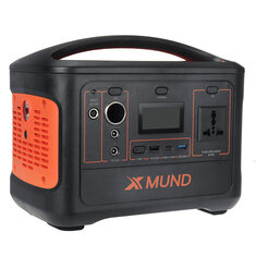 XMUND XD-PS10 500W (pico 1000w) cámping Generador de energía 568WH 153600mAh Banco de energía LED Linternas al aire libre Fuente de energía de emergencia Caja