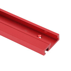 100-1220 mm Roter Aluminiumlegierung 45 T-Typ Holzbearbeitungs- T-Slot Gehrungsschiene für Tischsäge & Fräser Gehrungsschiene