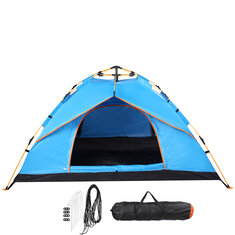 3-4 persone completamente automatico campeggio tenda resistente all'acqua pieghevole all'aperto escursionismo viaggio