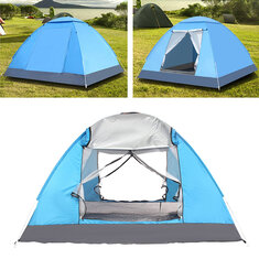 IPRee® 3-4 pessoas Tenda de acampamento totalmente automática 2 portas à prova d'água à prova de vento com proteção UV Toldo Canopy Camping Caminhada Pesca
