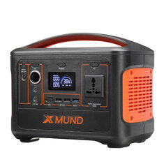 XMUND XD-PS10 500W (picco 1000w) campeggio Generatore di corrente 568WH 153600mAh Power Bank LED Torce Fonte di alimentazione di emergenza esterna Scatola