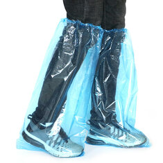 25 Par Capa de Sapato Descartável PVC À Prova D 'Água PVC Proteção À Prova de Chuva Botas Unisex Cobre Acessórios de Sapatos