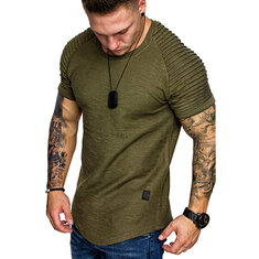 T-shirt pour hommes Chemise courte respirante à séchage rapide Fitness Gym Chemises de course Maillot de sport pour hommes