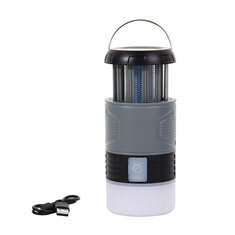 Lampe solaire de camping portable multifonctionnelle Lampe anti-moustiques rechargeable par USB Lanterne LED multi-fonction pour utilisation en famille en camping