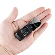 LONG-CZ J9 0.66 Inch 300mAh Smallest Flip Phone bluetooth Dialer FM Magic Voice Handsfree Earphone Mini Card Phone