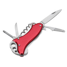 K-MASTER 8 في 1 أدوات سكين صغيرة متعددة الوظائف مقص لخط الصيد مفك مفتاح سلسلة