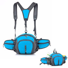 Túi đeo thắt lưng 5 trong 1 Đi xe đạp Đa chức năng Balo Xe đạp Thoáng khí Cắm trại Leo núi Chạy thể thao