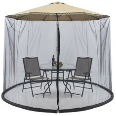 IPRee® 300x230cm Patio-Regenschirme Mesh-Netz-Tische Picknick-Netzabdeckung Installieren Sie das Anti-Moskito-Netz